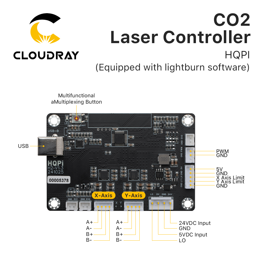 Cloudray CO2 Laser Controller  - огляд і ціна Industrial Handheld Laser Engraver