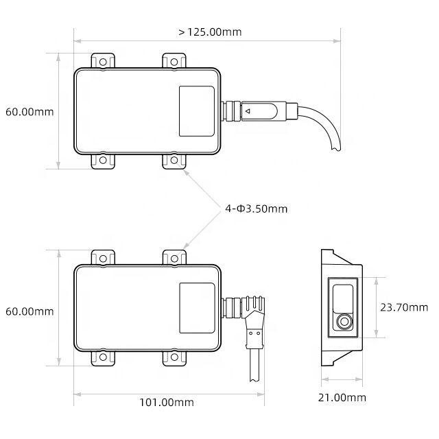 40M Laser Tape Measure Sensor  - огляд і ціна Industrial Use Of Laser
