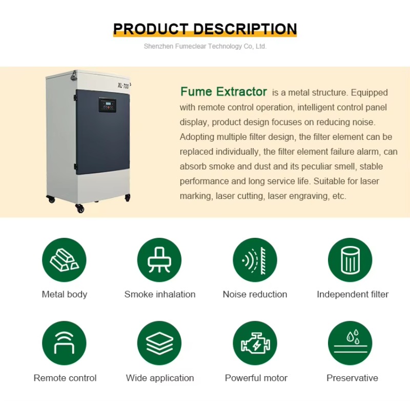 XL700 Powerful Laser  and Dust - огляд і ціна Industrial Laser Supply
