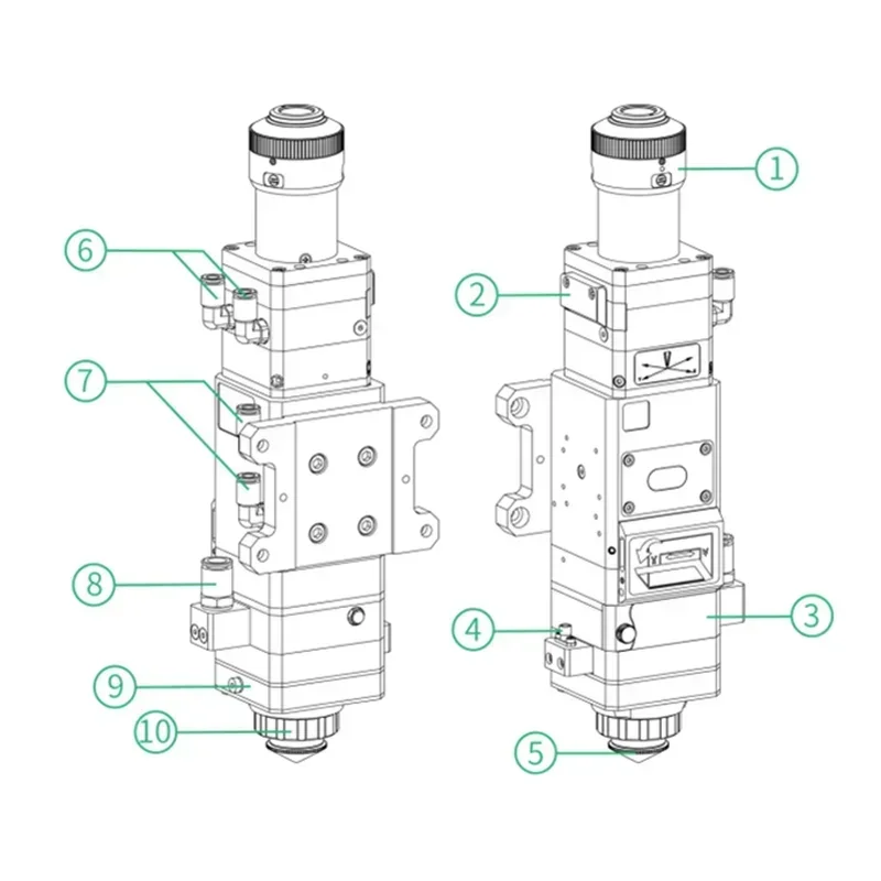 Fiber Cutting Head 3.3KW BT240 - огляд і ціна Industrial Use Of Laser