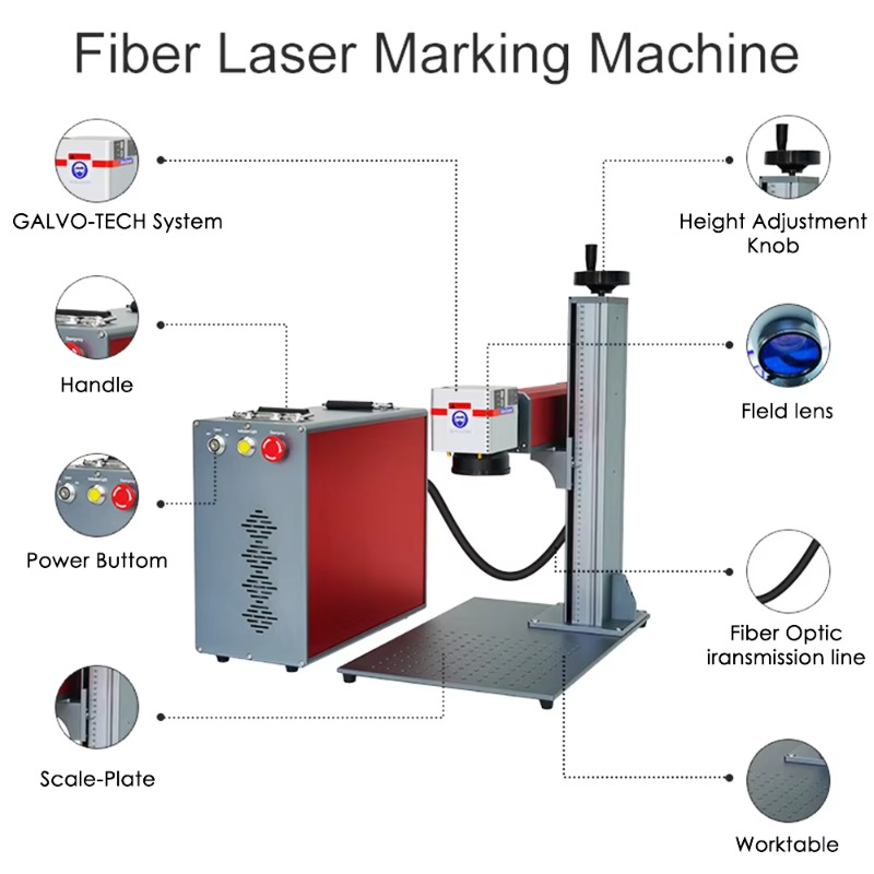 Mini Split Portable High Power - огляд і ціна Industrial Laser Engraver For Metal