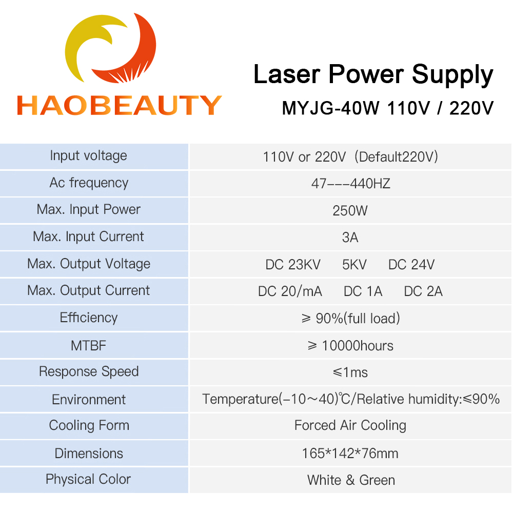 HAOBEAUTY MYJG-40 CO2 Laser Po - огляд і ціна Industrial Laser Cutting Machine