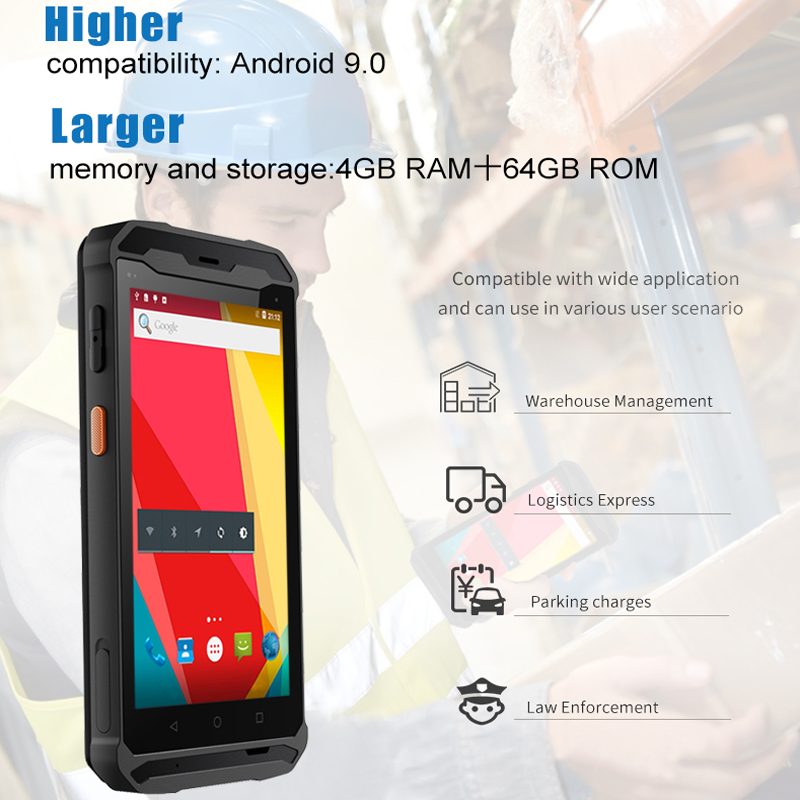 RUGLINE 5.5 inch Android PDA 4 - огляд і ціна Industrial Laser Light