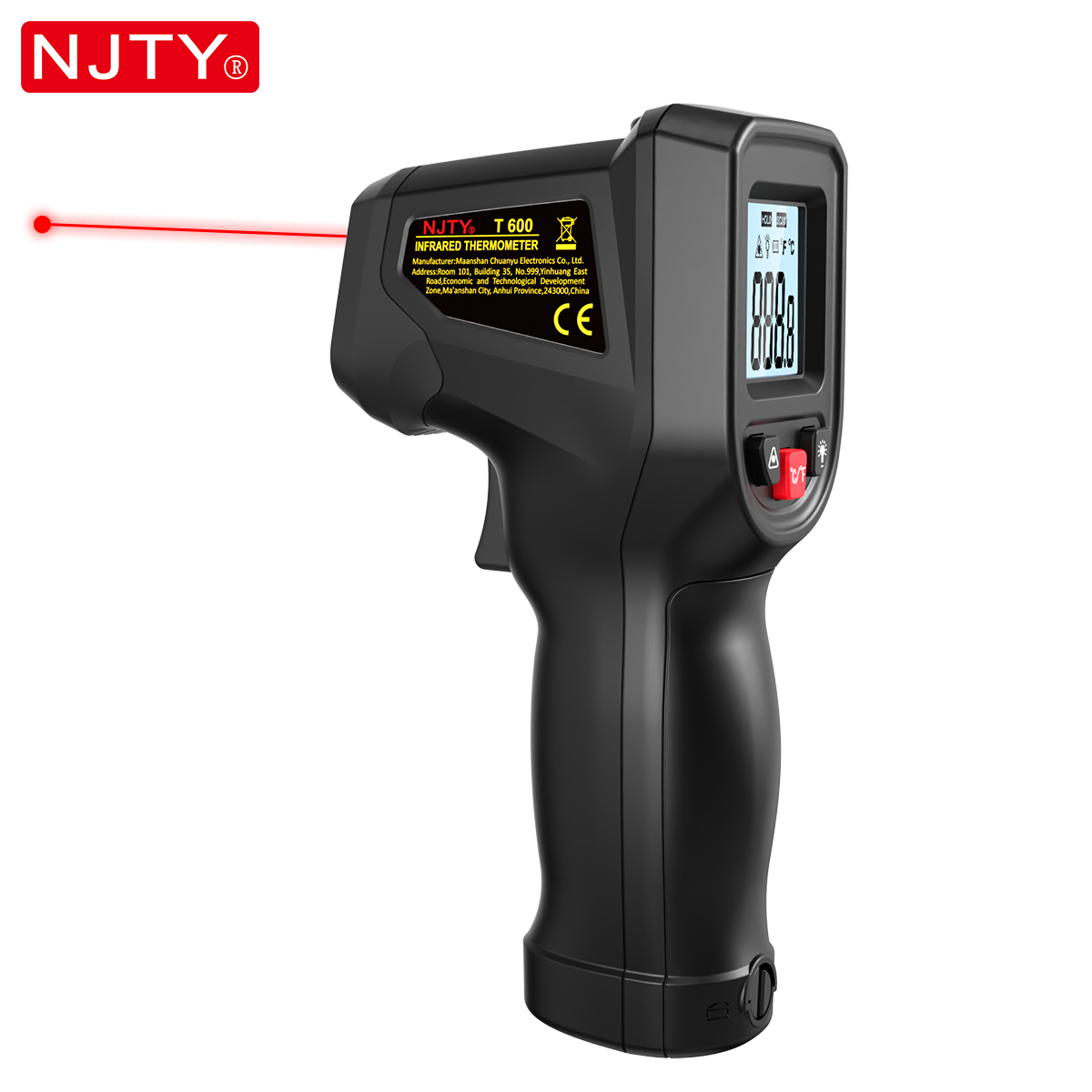 NJTY T600 Infrared Thermometer - огляд і ціна Industrial Laser Blaster