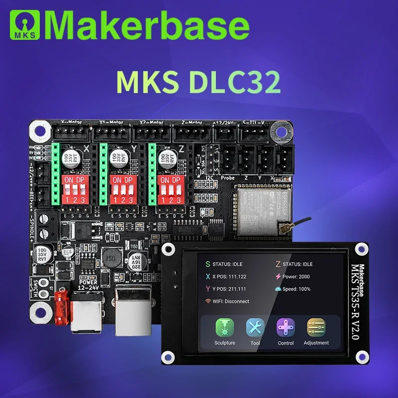 Makerbase MKS DLC32 Grbl Contr - огляд і ціна Industrial Laser Cutting Machine