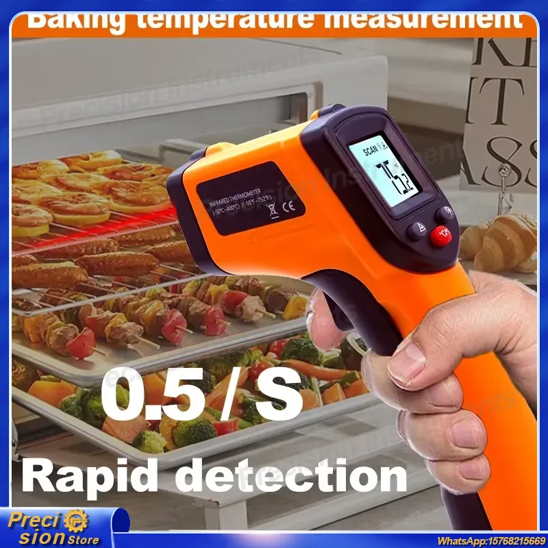 Infrared Thermometer Gun Non C - огляд і ціна Industrial Handheld Laser
