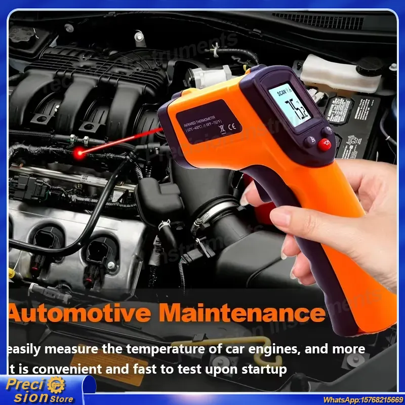 Infrared Thermometer Gun Non C - огляд і ціна Industrial Handheld Laser
